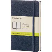 Moleskine Classic Notitieboek - Pocket - Hardcover - Blanco - Saffier Blauw