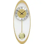 AMS quartz-wandklok, met quartz-mechanisme, 19x50x3 cm, modelnummer 7417