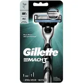 Gillette Mach3 Scheersysteem – Houder + 1 Mesje – 3-bladig – Lubrastrip