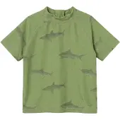 Salted Stories Jongens Zwemkleding Shark Swim Tee - Groen - Maat 86/92