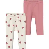 s.Oliver Leggings lichtbeige / oudroze / rood
