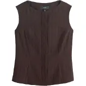 Next Gilet chocoladebruin / bordeaux