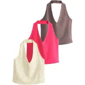 Next Top brokaat / lichtgeel / pink / zwart
