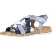 Gabor Sandaal navy / duifblauw / zilver