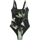 Next Shaping-badpak groen / lichtgroen / zwart / wit