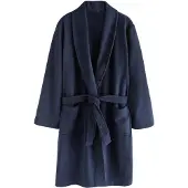 Next Badjas kort navy