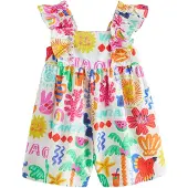 Next - Meisjes - Playsuit met ruchemouwen - Groen