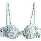 Next Bikinitop ecru / turquoise / violetblauw / poederroze