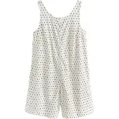 Next Jumpsuit zwart / wit