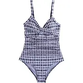 Next Shaping-badpak navy / duifblauw / wit