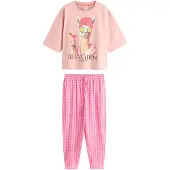 Next Pyjama beige / pink / rosa