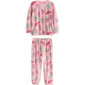Next Nachtkledij groen / pink / rood