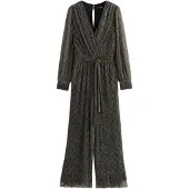 Next Jumpsuit goud / antraciet / zilver