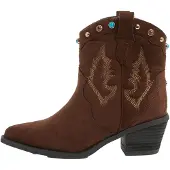 Lipsy Cowboylaarzen azuur / chocoladebruin / lichtbruin / goud