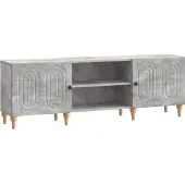 vidaXL TV Kast 150 x 31 x 50 cm Betongrijs Bewerkt hout
