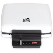 Fritel Wafelijzer - WA 1230 - Wafelmaker met Vaste Platen - Wafelmachine met Anti-Aanbaklaag - Wafelbakijzer voor 4x7 Wafel - Traditionele Belgische Wafels - Wit - 1200W