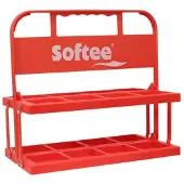 Softee Opvouwbare flessenhouder voor 8 flessen 750ml Amarillo