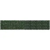 vidaXL Balkonscherm met bladeren Donkergroen 400 x 75 cm