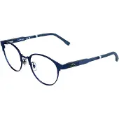 Lacoste L3115 48/18/135 Matte blauwe Metalen Bril BOY L3115