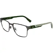 Lacoste L2306 N 58/17/145 Matte donker gunmetal Metalen MAN L2306 N