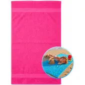 Funnies Kinderstrandlaken 70x140cm Fuchsia - Strandlaken Voor Kinderen - 100% Katoen