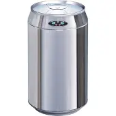 Kitchen Move RVS DESIGN 30 L AFVALBAK MET Infra Rood-SENSOR