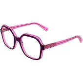 Longchamp LO2796 53/19/140 Transparant paars/fuchsia Acetaat DAMES LO2796