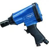 Scheppach 1/2" Pneumatic Impact Wrench Set - 32 Nm - 7.000 rpm (10 sockets. extension. lubricant and oil bottle)