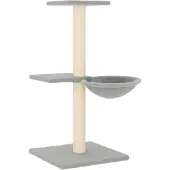 Syfax Kattenmeubel met sisal krabpalen 72 cm lichtgrijs