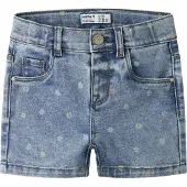 Name it Jeans 'NMFSalli' blauw denim / lichtblauw / geel / rosa