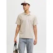 Jack & Jones Shirt 'JJEAustin' wit / wit gemêleerd