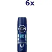 Nivea 6x Deospray 150ml For Men Dry Active