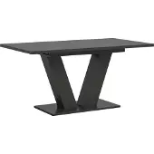 Ebuy24 Uitschuifbare Eettafel Motion Emob - Spaanplaat Grijs - 150-190x76x90 Cm
