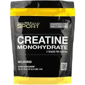 California Gold Nutrition , Sport, Creatine Monohydrate, Ongevoopt, 2,2 lbs (1 kg)