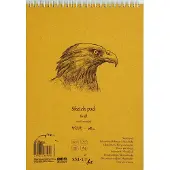 Smiltainis Kraft Sketch Pad A4 90 g Schetsboek