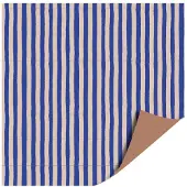 Kassaplan Toonbankrol 30cm 100m Stripe blauw/beige blauw Papier Cadeaupapier