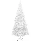 vidaXL Kunstkerstboom wit L 240 cm