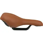 Selle Monte Grappa Zadel Nevea260, afmetingen 205 mm, damesmodel, kleur: lichtbruin
