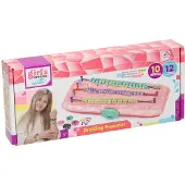 Lobbes armbanden vlechten set roze - creatief speelgoed voor kinderen.