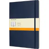 Moleskine Classic Notitieboek - Extra Large - Softcover - Gelinieerd - Saffier Blauw