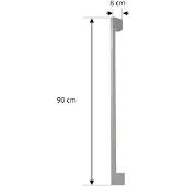 LINDBY Buitenverlichting , Neano, Grijs, Balkon, Aluminium, Modern