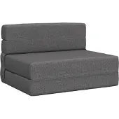 vidaXL Vouwbare Sofa Bed Lichtgrijs 70 x 80 x 60 cm Stof