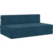 vidaXL Vouwbare Sofa Bed Blauw 152 x 86,5 x 60 cm Stof