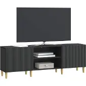 vidaXL TV Kast Zwart 150 x 31 x 50 cm Bewerkt hout