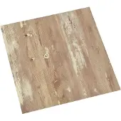 vidaXL Zelfklevende Vloerplanken Bruin en wit 30,5 x 30,5 cm 20 st PVC