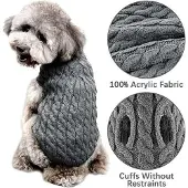 Ce - Honden Sweater - Zacht - Golf - Grijs