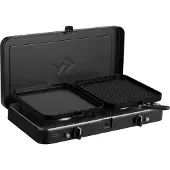 Cadac Dometic 2 Cook Turbo FFD Deluxe – Lichtgewicht 2-pits Kooktoestel – Turbobranders – Incl. Grill- & Bakplaat