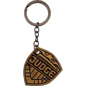 Fanatic 2000 AD Keychain Judge Dredd Badge Limited Edition Keyrings