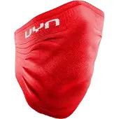 UYN Community Wintermaske: Sportmasker, mond- en nektas, uniseks, rood, maat L/XL