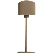 Light & Living Nachtkastlamp Elenie 15x15cm Mat Donker Bruin